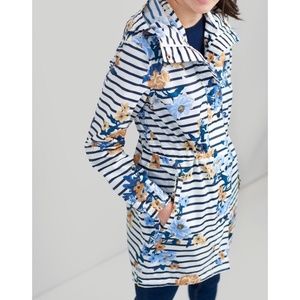 Joules Raincoat Waterproof Hooded Golightly Sz 8
